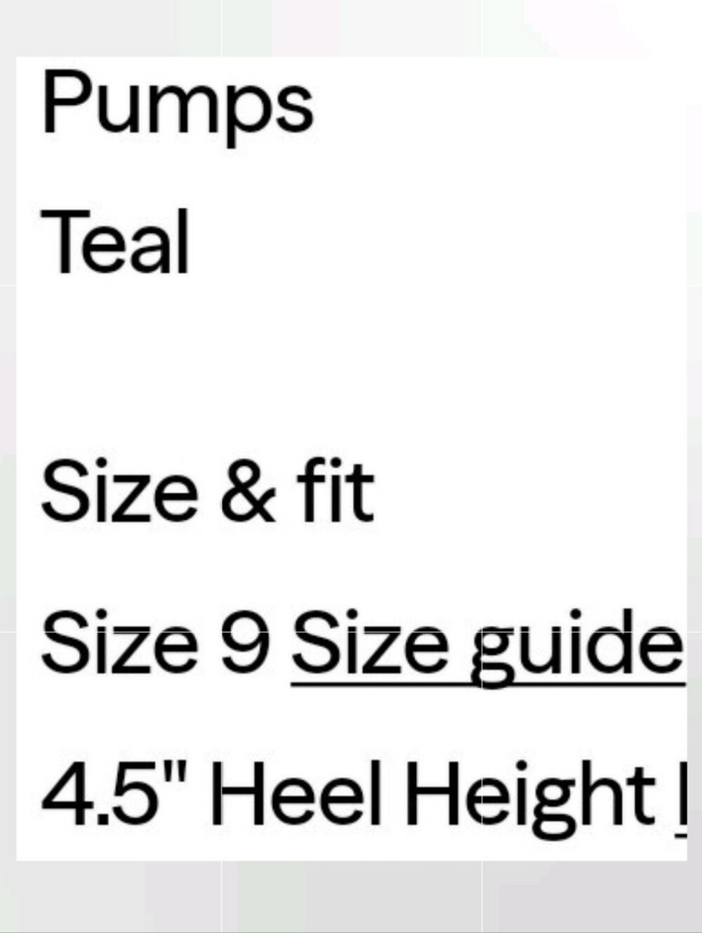 ✨️Madewell Women's Teal Suede Pointed-Toe Heels-Mira Style, Sz. 9 - Picture 3 of 7
